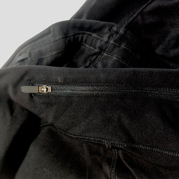 Lululemon Women's High Rise Pant 20" Inseam Athletic Leggings Pants Black ECU 6 - Picture 6 of 10